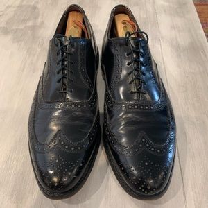 Allen Edmonds, Lloyd, Black, ornamated wingtip